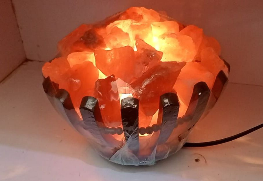 Himalayan Fire Bowl Salt Lamp